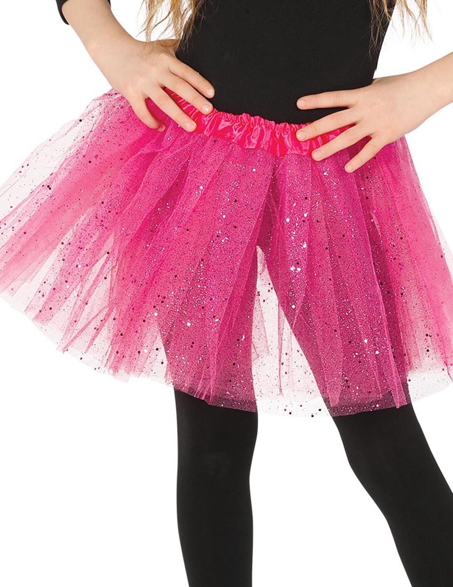 FIESTAS GUIRCA, S.L. - Roze tutu met glitters voor meisjes - Accessoires > Rokken, Tutus